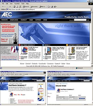 AEC Software website screenshot