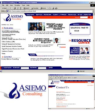 Asiemo website screenshot