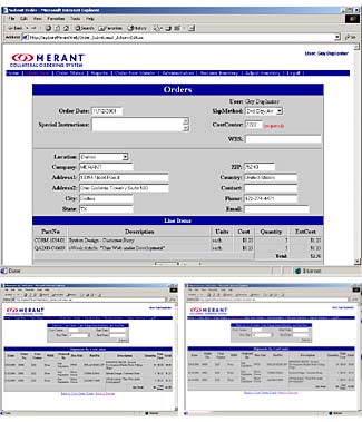 Merant website screenshot
